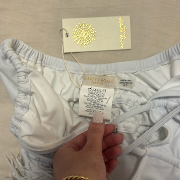 NWT Ramy Brook White One Piece Marta Swim Suit 🤩 - Picture 6 of 8